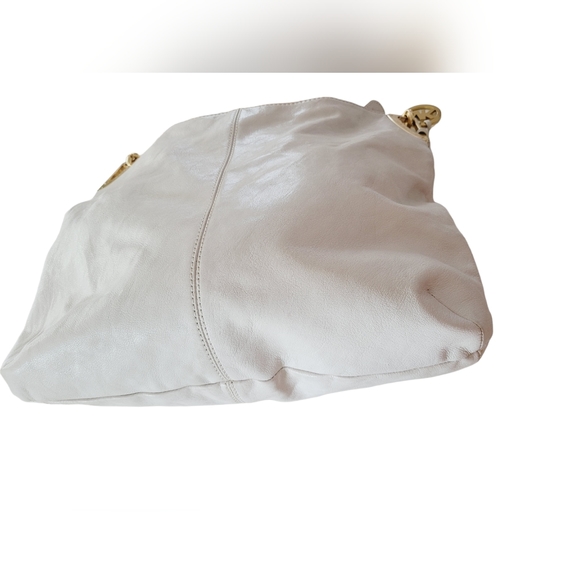 Michael Kors Ines Leather Hobo Shoulder Purse Bag MK Tag Charm Michael Kors. - Picture 4 of 16